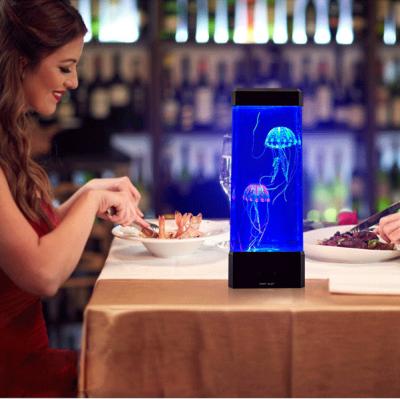 China Modern Jellyfish Lamp Led Fantasy Lava Lamp Product Jellyfish Aquarium Lava Night Lamp for sale