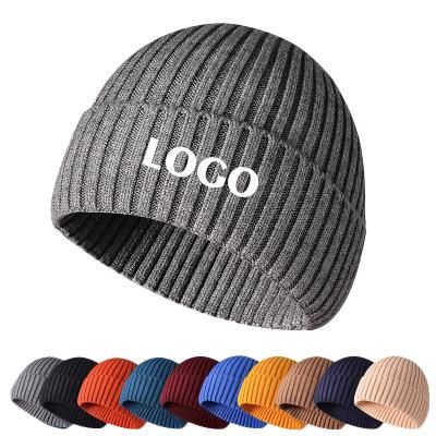 China breathable & Custom Logo Winter Hat For Woman Waterproof Knit Hood Woman Autumn Warm Skullies Unisex Solid Color Acrylic Beanies for sale