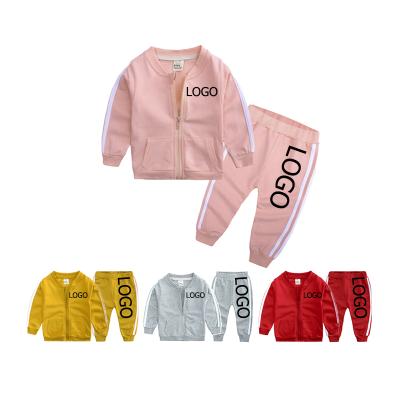 China Jogger Hoodie Set Logo Fitness Zip Up Factory Custom Wholesale Kids Stripper Jacket Kids Uses Hoodie Toddler Jackets Kids Winter 100 Jacket for sale