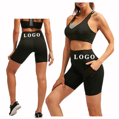 China High Quality Breathable Sports Shorts Wear Fitness Woman Workout Gym Seamless Fitness Yoga Shorts Yoga Shorts On Sport Leggings for sale