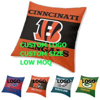 China Wholesale NFl Football Teams Bengals Bills Browns Eagles Packers Home Sofa Decorative Cushion Pillow Case Anti-Pull Covers Prorector for sale