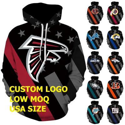 China Wholesale Anti-Wrinkle All 32 NFL Football Teams New Design In Stock Items Accept Low MOQ Custom Logo Atlanta Falcon s Hoodies for sale