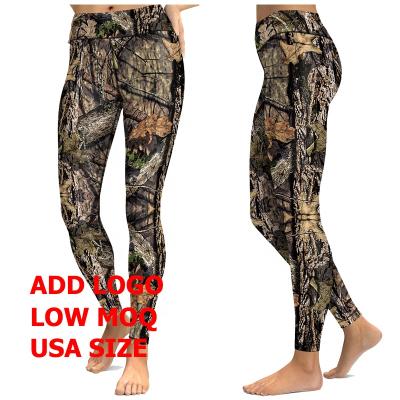 China 2021 Antibacterial Wholesale New Design Pre-Order Accept Low MOQ Custom Logo USA Mossy-oak Leggings for sale