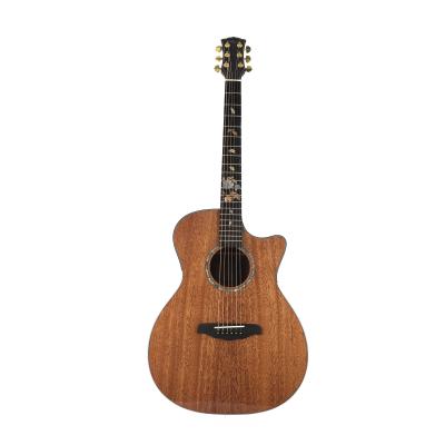 China Factory Direct Wholesale High Quality 41 Inch Mahogany Color Acoustic Guitars For Kids for sale