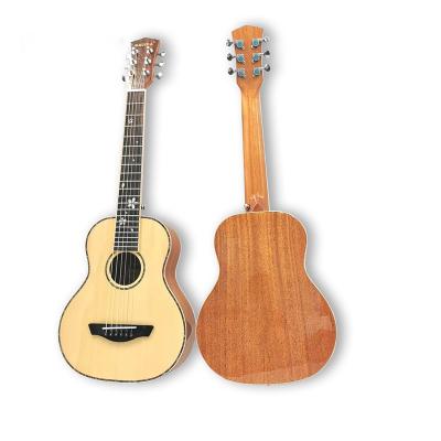 China Concert/home/outdoor factory directly selling 30 inch veneer flawless musical instruments kids travel guitar for sale