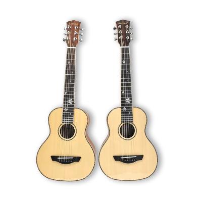 China Wholesale Spruce Plating Children's Guitar Toy 30 Inch Veneer Musical Instrument Travel Spruce Guitar for sale