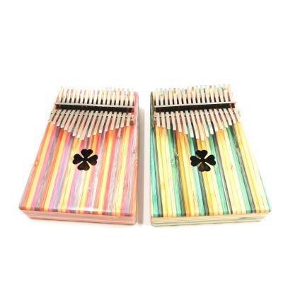 China Factory Supply Discount 17 Keys Finger Piano Bamboo Thumb Piano Kalimba for sale