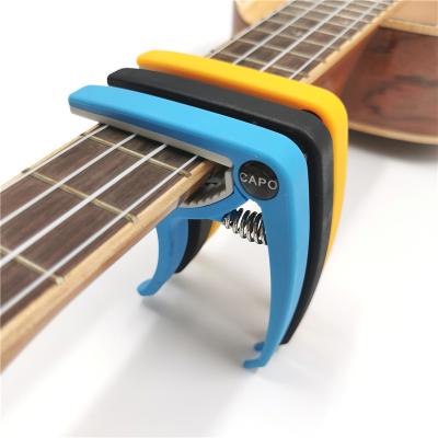 China Colorful Capo Accessories Guitar Capo Tuner High-Quality Zinc Alloy Aluminum Model Clamp for sale