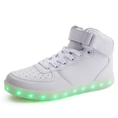 China Fashion\comfortable high quality casual light\durable 2017 adult fashion LED up shoes with led light high heel shoes for sale