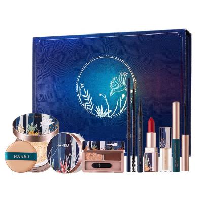 China Large Makeup Set Christmas Gift Box Full Sample Of Cosmetics Makeup Kits All In One Beauty Cosmetics With Lipstick Eyebrow Powder Air Cushion Full Set for sale