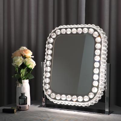 China Makeup Led Crystal Makeup Mirror for sale