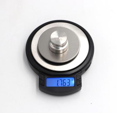 China Weighing for jewelly 100g 0.001g Round Gold Jewelery Weighing Pocket Jewelery Digital Scale for sale