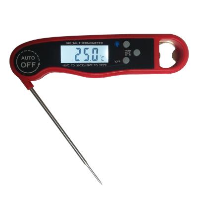 China ABS Flash Tempeature Measuring Electronic Kitchen Cooking BBQ Oven Grill Meat Premium Digital Food Thermometer With Alarm Function for sale