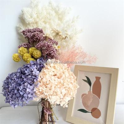 China Eco-Friendly INS Boho Home Decor Dried Flower Bouquet Preserved Flower Bouquet For Decoration for sale