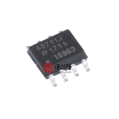 China Standard Low input bias current operational amplifier (pA) 100 or less AD711JRZ AD711JR AD711J AD711 for sale