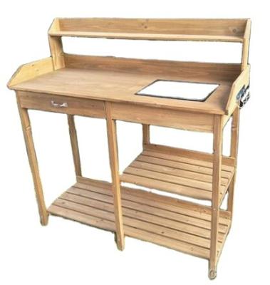 China Luxury Outdoor Garden Wooden Potting Bench for sale