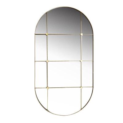 China Modern High Quality Durable Using Various Room Decoration Elegant Gold Wall Mirror Metal for sale