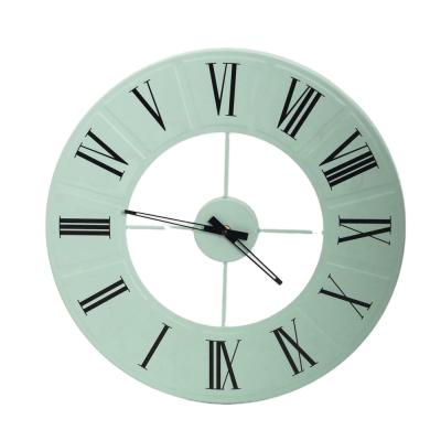 China NewType Modern Green Well Sale Desk Clock Minimalist Modern Metal Wall Clock for sale