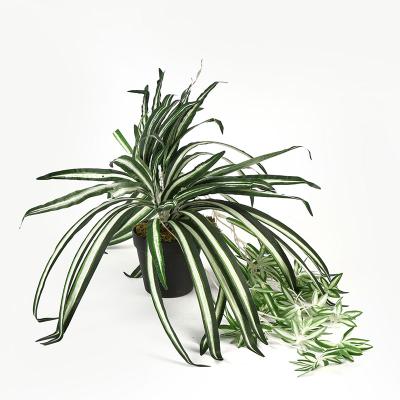 China Casual Green Indoor Home Plastic Artificial Plants Decorative For Living Room for sale