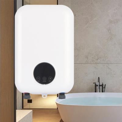 China 2023 Hotel Fashion Design Household Bathroom 3.5-8KW Pour Geyser Water Heater Custom Smart Instant Electric Tankless Water Heaters for sale