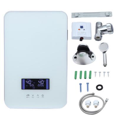 China Hotel Wholesale Price 12-24KW Water Heater 380V Smart Touch Control Tankless Instant Electric Water Heater For Central Hot Water for sale