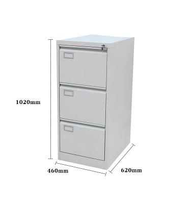 China Luoyang Design Steel 3 Drawer Convertible Vertical Cabinet Small Filing Cabinet for sale