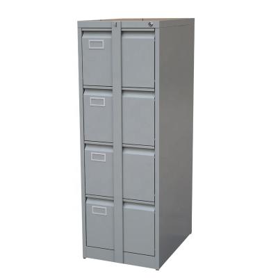 China Luoyang 4 Drawer Foldable Steel Office Vertical Drawer Cabinet With Safe Bar for sale