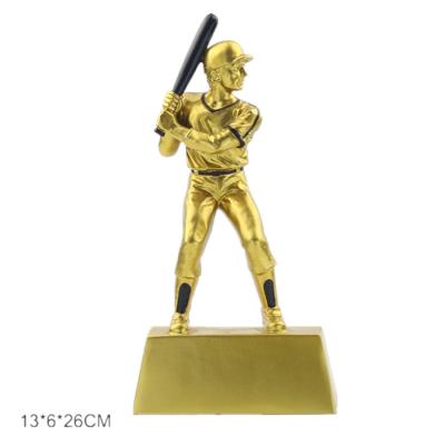 China Europe factory custom hot sale mold resin baseball world cup trophy for sale