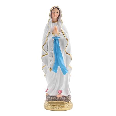 China Europe Virgin Mary Figurine Virgin Mary Resin Vintage Sculpture Religious Decoration for sale