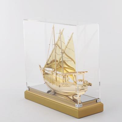 China Wholesale Europe Luxury Shinning Sailing Ship Model Ships For Home Decoration for sale