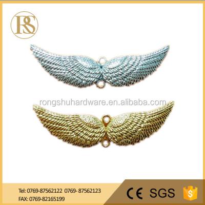 China China Military Command Pilot Wings Metal Wings Metal SS Badge Pin Color Gold for sale