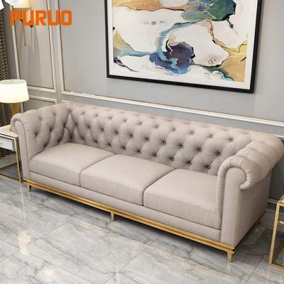 China Sofa European Style Fabric Sectional Couch Living Room Furniture Leather Sofa Set for sale