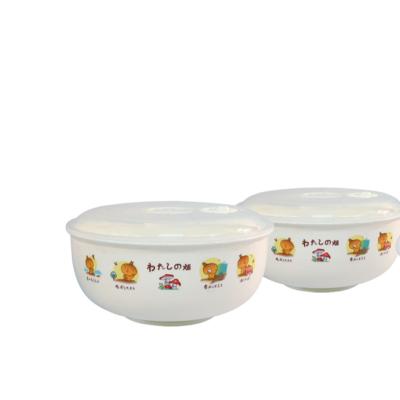 China Freshness Preservation Microwave Plastic Soup Bowl With Sealing Cover for sale