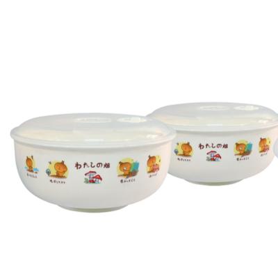 China Freshness Preservation Microwave Plastic Soup Bowl With Sealing Cover for sale