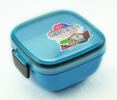 China Factory Supplier Viable Plastic Food Container Bento Lunch Box Microwavable To Leakproof Plastic Heat Safe for sale