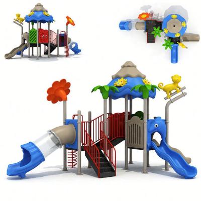 China Adult guaranteed quality china supplier plastic kids and children slide amusement park equipment for sale