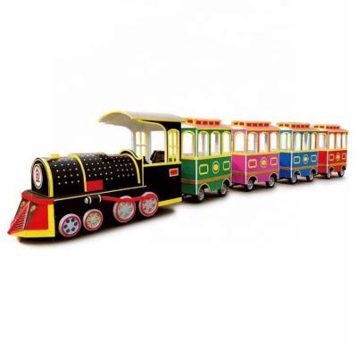 China Kids and adults children tour trackless train, tourist train, amusement train for sale for sale