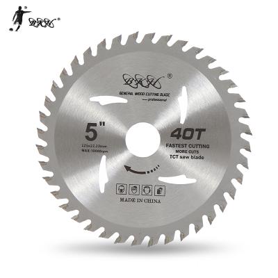 China Cutting Popular Item BKH WuYi Factory 5inch TCT Saw Blade Alloy Circular Blades 40 Teeth For Wood Cutting for sale