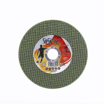 China BKH 4 Inch Stainless Steel/Hard Stainless/Green Color 2net 105*1.2*16mm Stainless Steel Cutting Disc For Angle Grinders Abrasive Grinding Wheel for sale