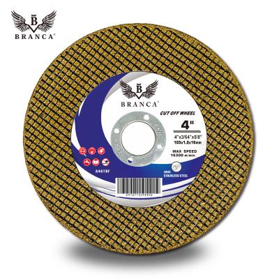 China Metal / Stainless Steel / Steel Hard Abrasive Tools Cut Off Wheel 107x1.2x16mm 4 Inch Metal Stainless Steel Netting for sale