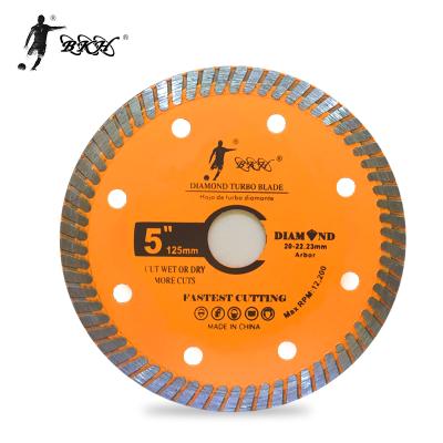 China Cutting BKH WUYI factory 125 mm 5inch marble granite China 5 inch stone diamond cutting saw blade for sale