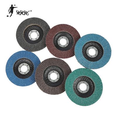 China Fin Grinding Disc BKH Sand Grinding Wheel Zirconia For Use Steel Oxide 4.5' 115x22mm Grit 60/80 T27 / Polishing T29 , Flap Disc for sale