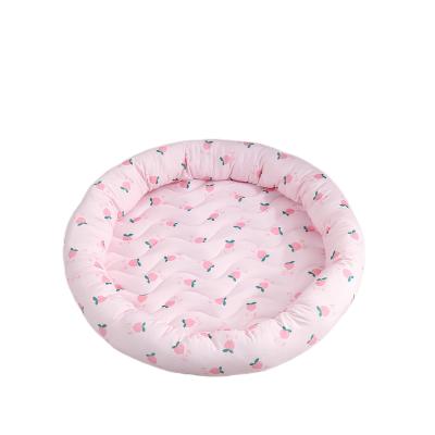 China Non-Toxic Breathable And Cool Summer Round Nest Round Pet Pet Cushion for sale