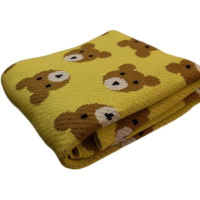 China Bear Solid Color Non-Toxic Sheets Thicken Warm Double Sofa Bedroom Blanket for sale