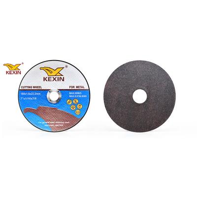 China Cutting Kexin Steel Competitive Price Grinding Chop Saw Cutting Disc Head Iron Cut Extra Power Metal Cutting Wheel a36 7 Inch for sale