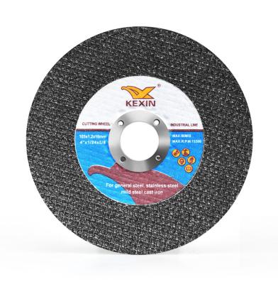 China Kexin 2 Black Factory Quality Stainless Steel Cutting Net Abrasive Disc Thin 4inch Aluminum Cut Out Wheel for sale