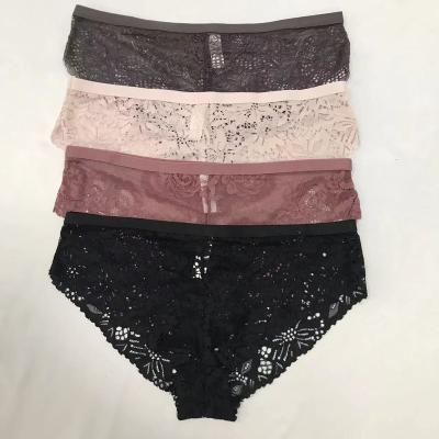 China Wholesale Breathable Female Briefs High Quality Breathable Women's Sexy Lace Panties Ladies Underwear for sale