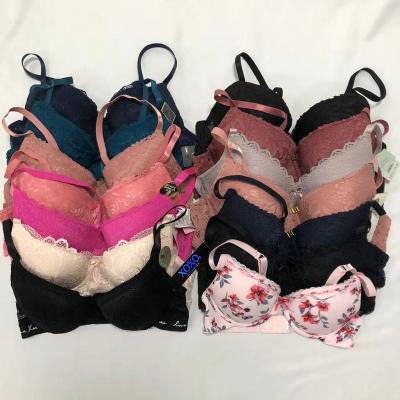 China Breathable mix designs mix colors matched very cheap size 32-42 padded wholesale bras for sale