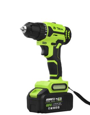 China High Quality Low Price 68V DZA Electric Cordless Machine Tools Impact Brushless Drill Machine DZ-004-2 for sale