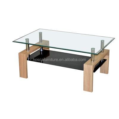 China Wholesale stable a large number of double-layer tempered glass coffee tables and negotiation tables for sale